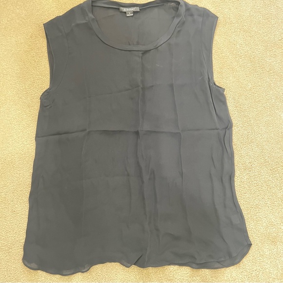 Acrobat black sleeveless blouse, size L - Picture 9 of 9
